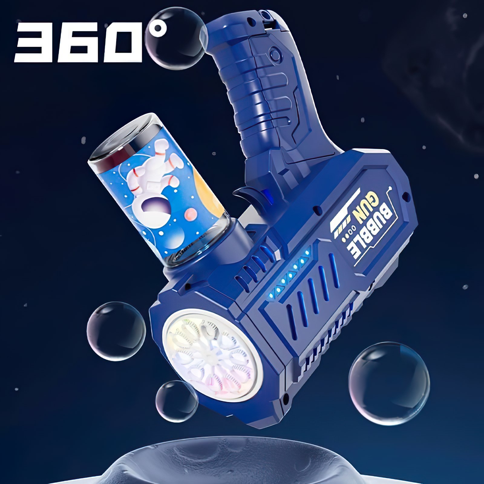 Automatická pistole na bubliny Bubble s náplní - Obrázek 4