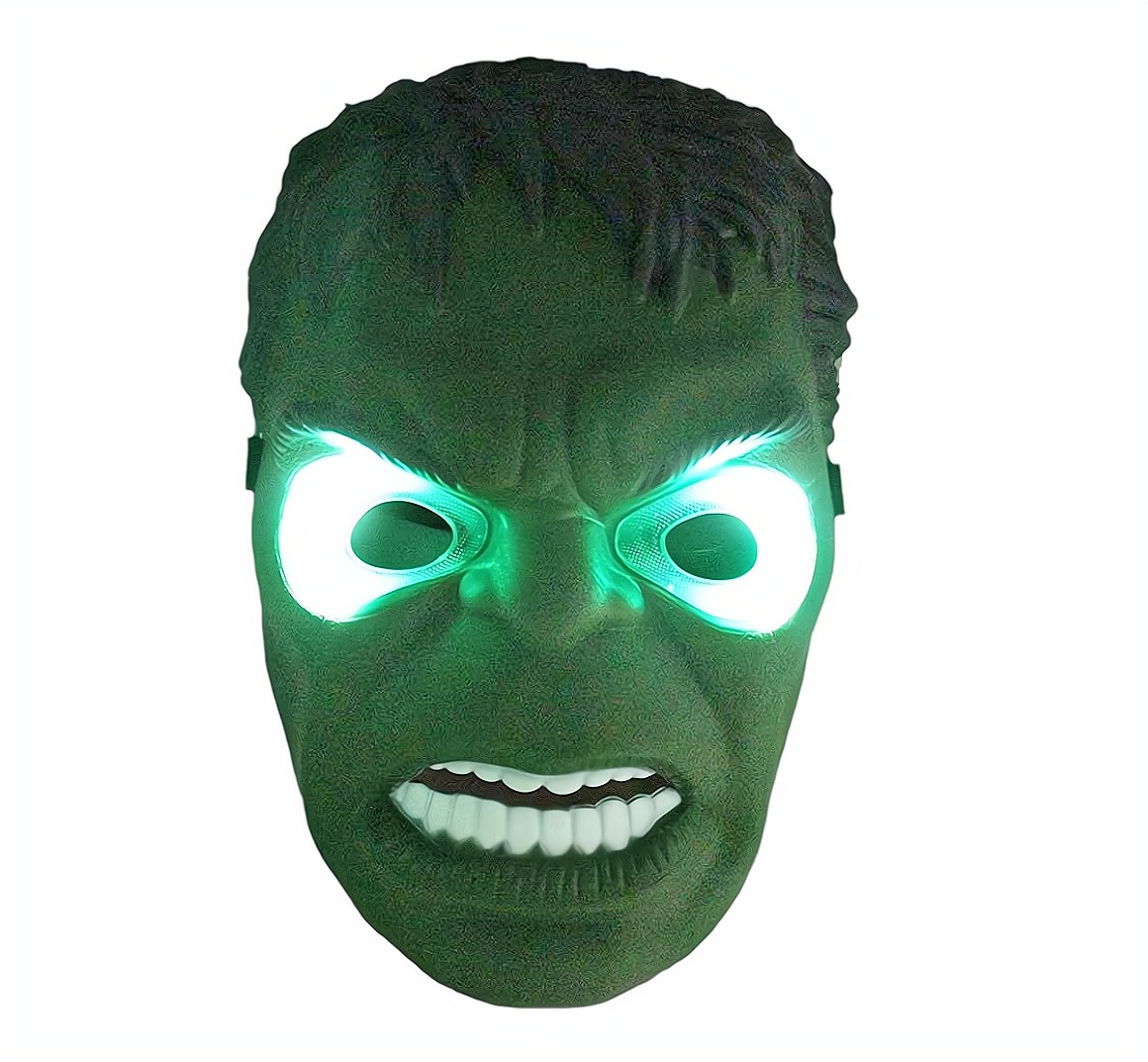 Hulk svítící maska zelená - Obrázek 3