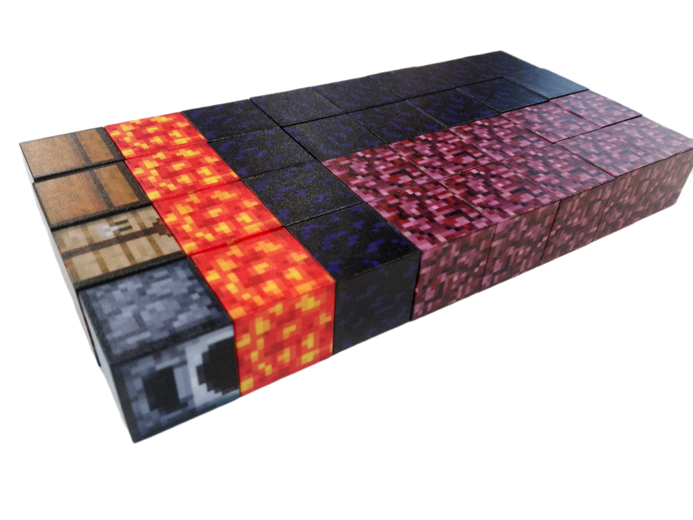 Magnetická stavebnice Minecraft Portál 32ks - Obrázek 4