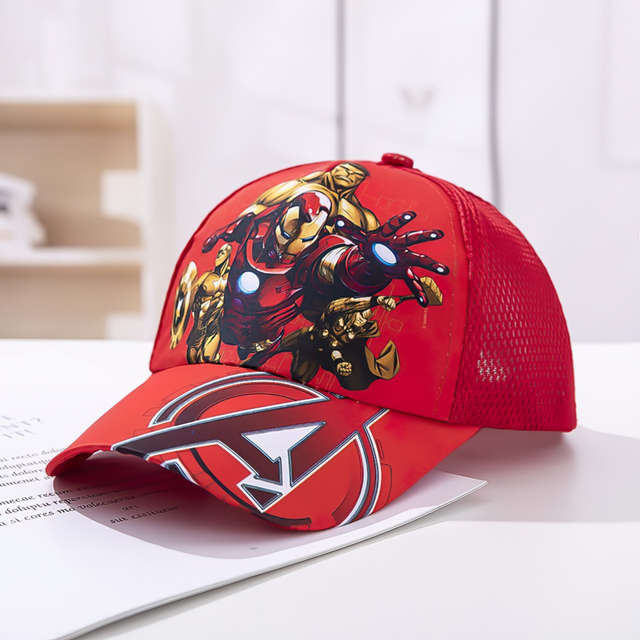 Dětská kšiltovka Avengers s potiskem M/L - Obrázek 3