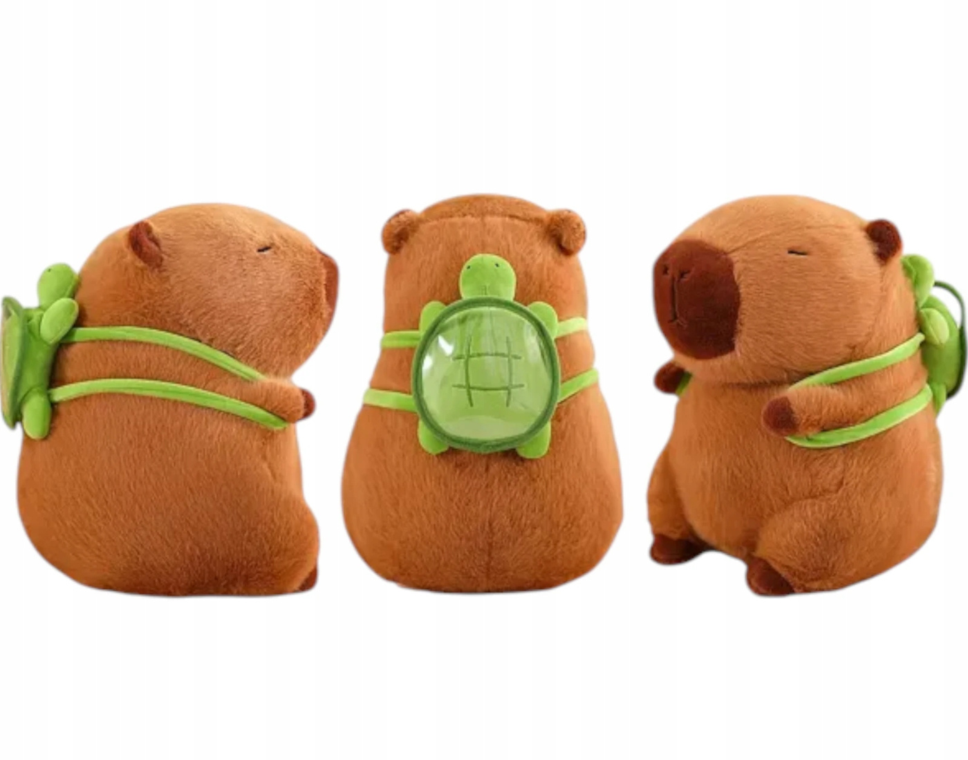 Plyšová hračka Capybara s želvičkou 23cm - Obrázek 3