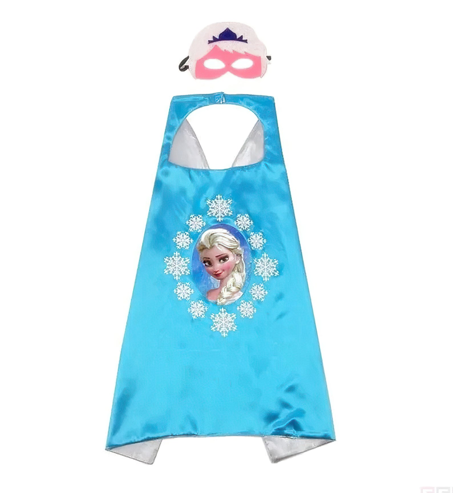 Dětský karnevalový převlek Frozen Elsa s vločkami 2v1