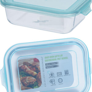 Skleněná dóza s plastovým víčkem 630ml