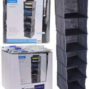 Závěsný organizér na oblečení - 6 poliček