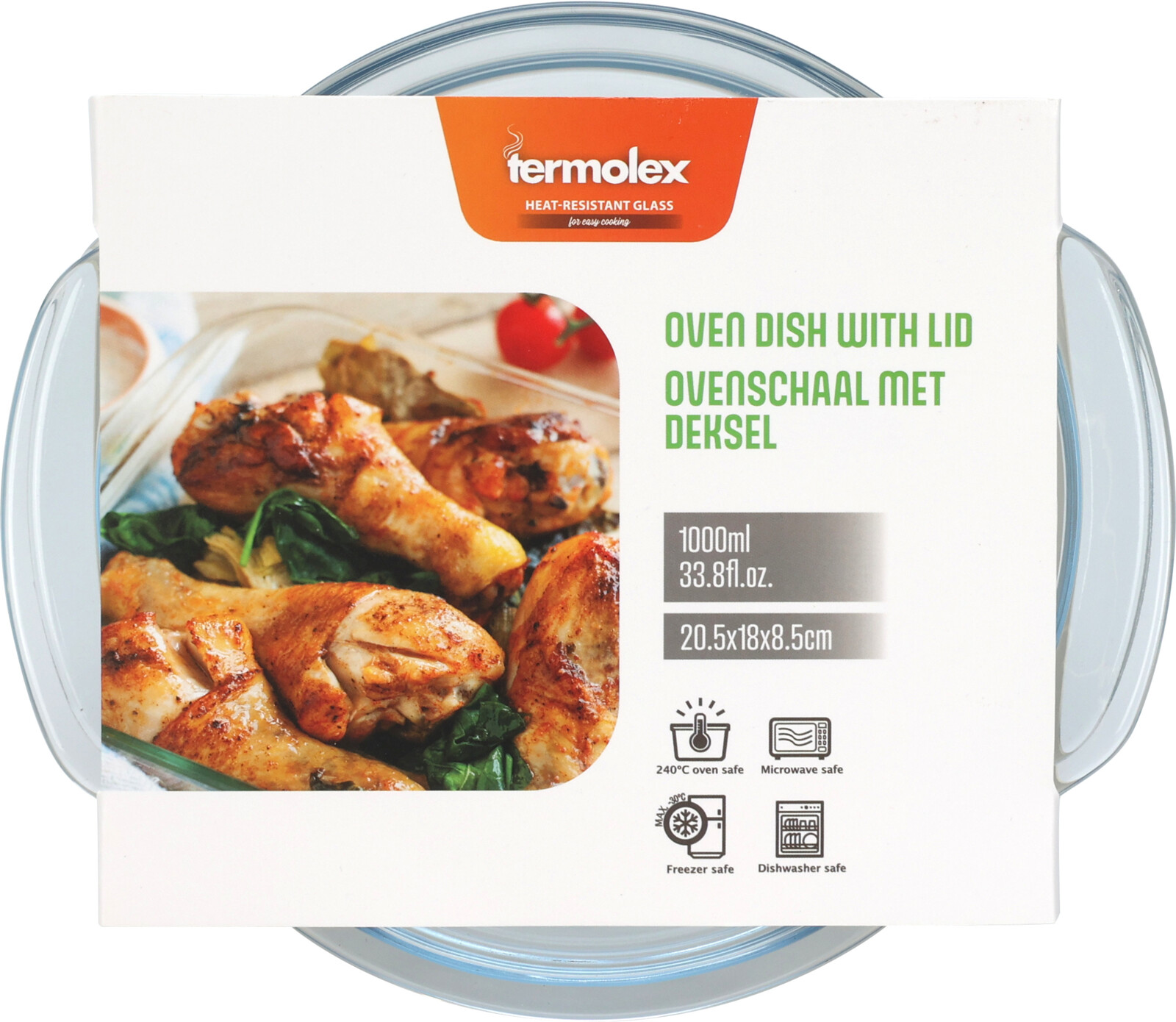 Skleněná zapékací mísa 2 l - Obrázek 2