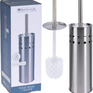 WC nerezový kartáč s nádobkou