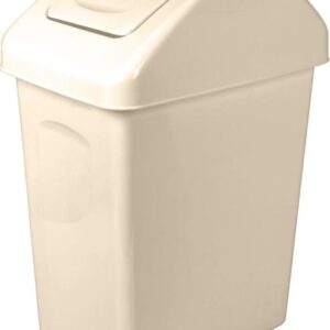 Odpadkový koš s výklopným víkem 25l - béžový