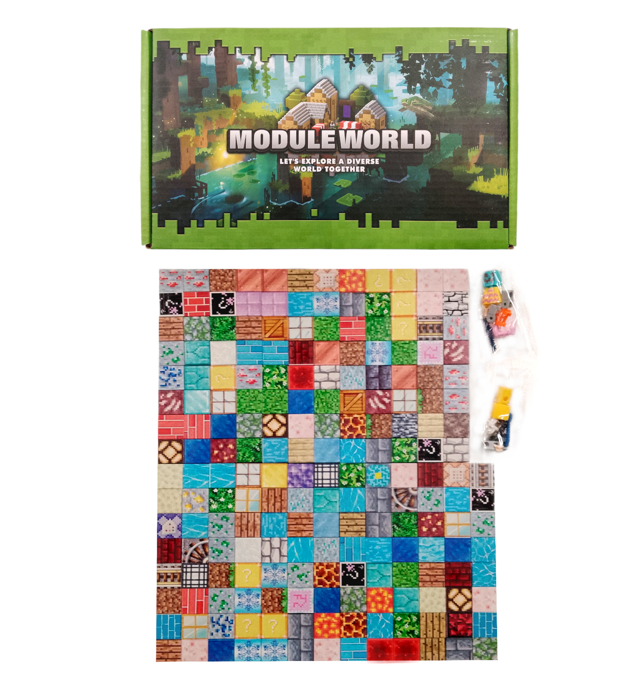 Magnetická stavebnice Minecraft Special blocks 202ks - Obrázek 2