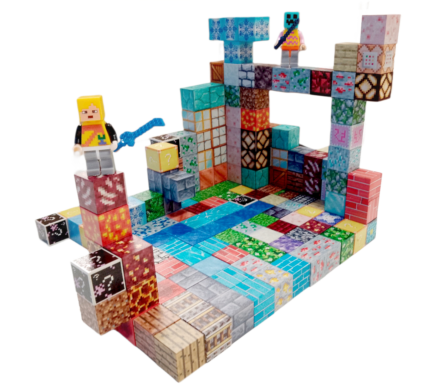 Magnetická stavebnice Minecraft Special blocks 202ks - Obrázek 3