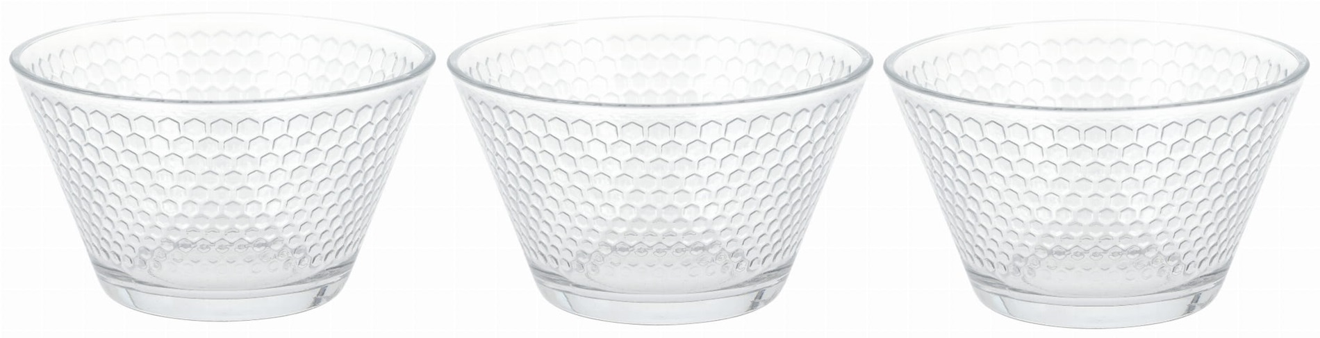 Sada skleněných misek 300ml -3 ks
