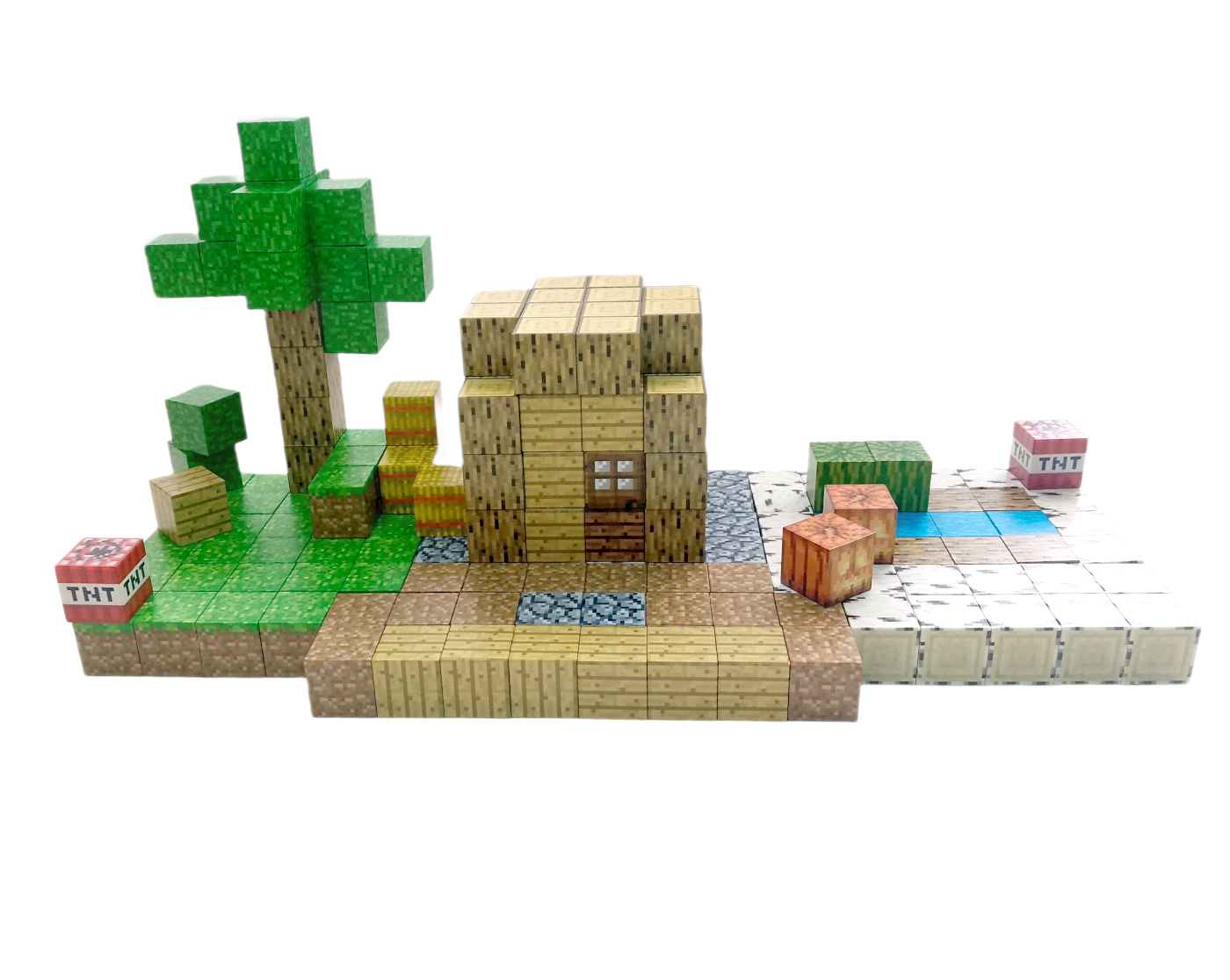 Magnetická stavebnice Minecraft Block World TNT building 198ks - Obrázek 4