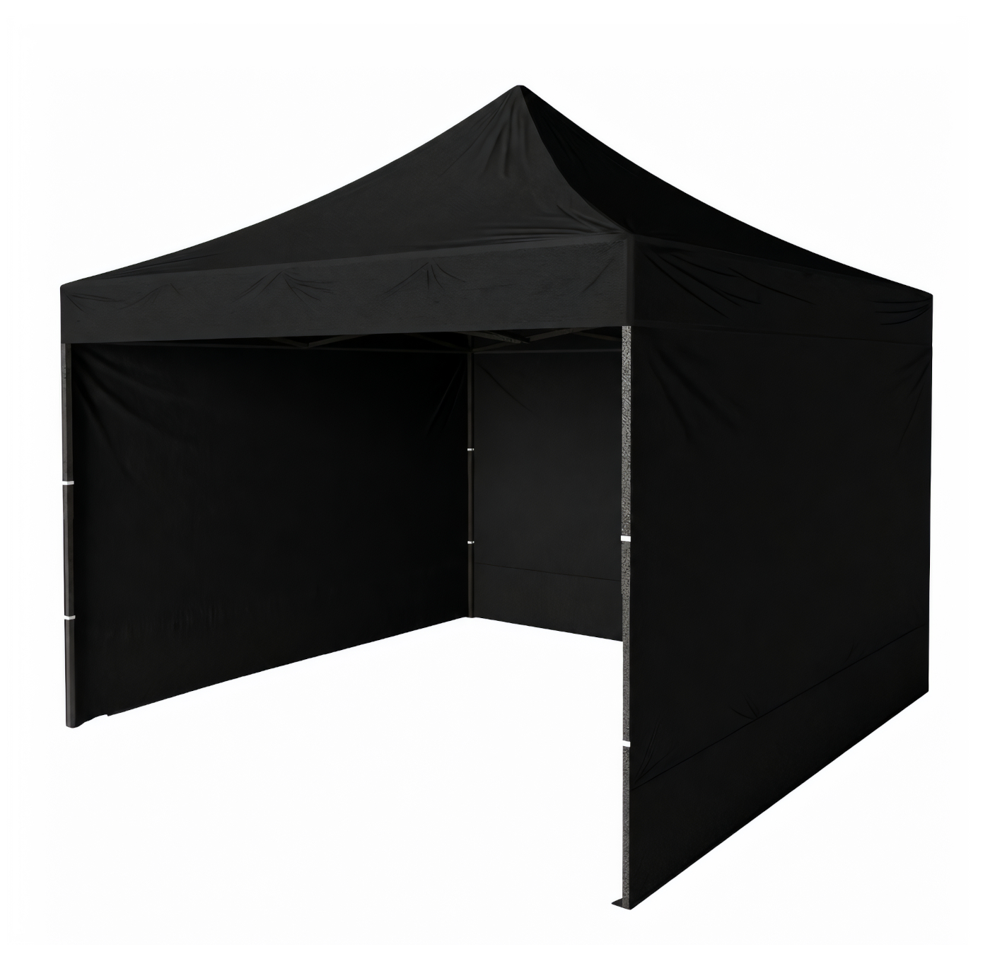 Party stan nůžkový s bočními stěnami 3x3m černý